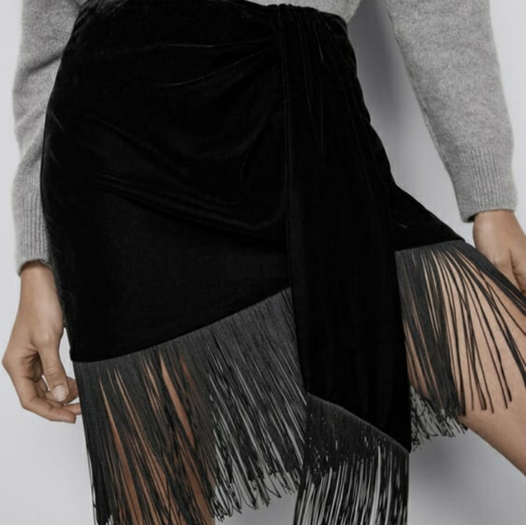 NWTs zara fringe skirt - Picture 3 of 5